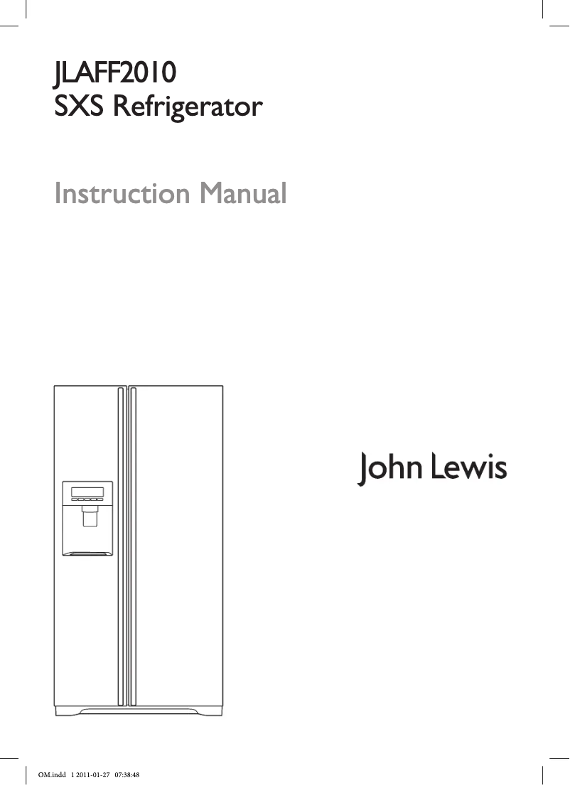 Imagen de la primera página del manual del dispositivo JLAFF2010