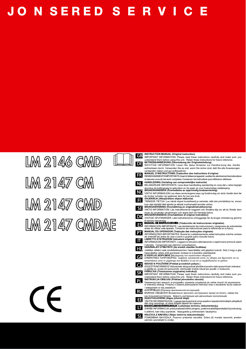 Imagen de la primera página del manual del dispositivo LM 2147 CMDAE