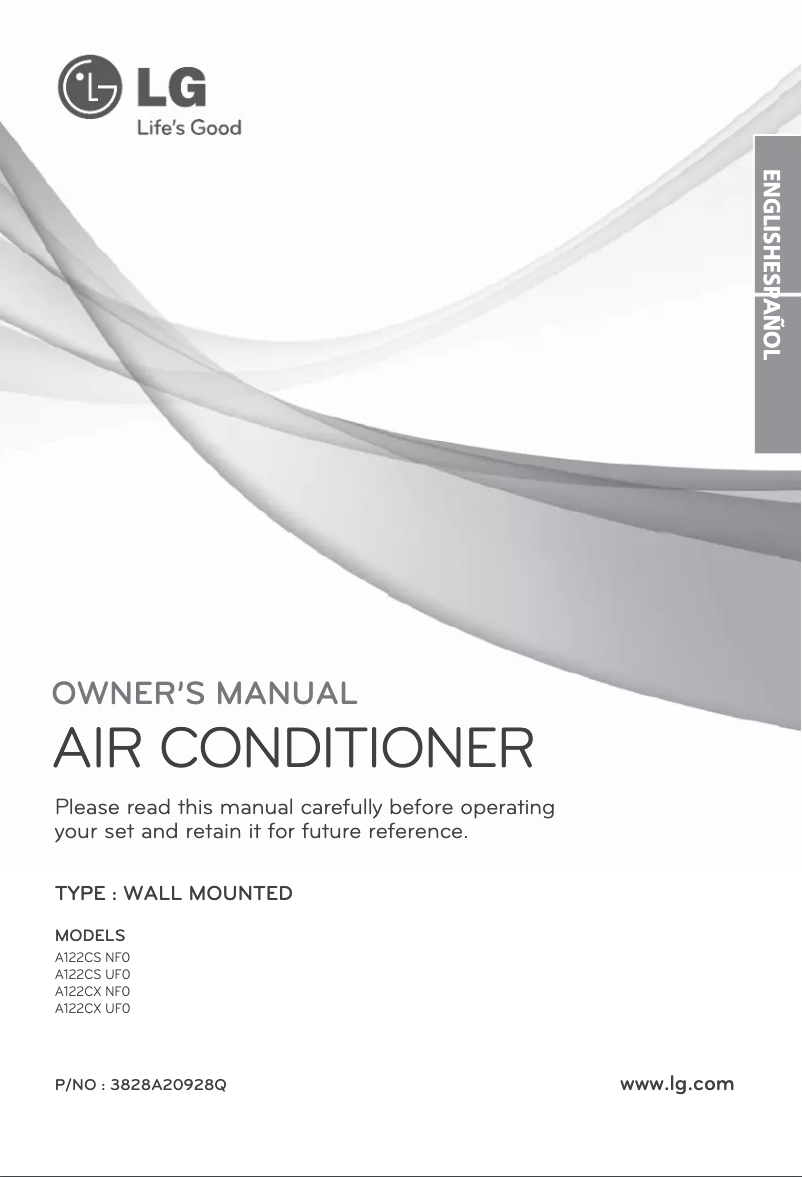 Imagen de la primera página del manual del dispositivo A122CS