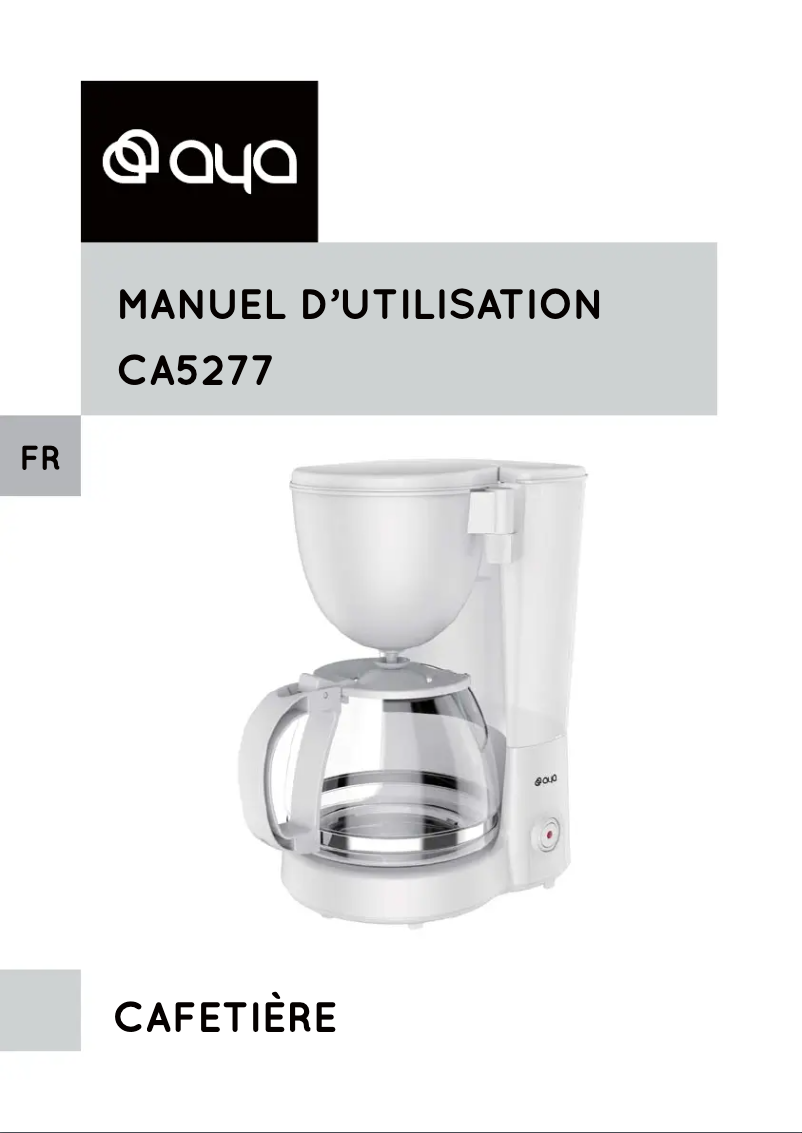 Página 1 del manual Manual de usuario AYA CA5277