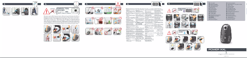 Imagen de la primera página del manual del dispositivo Power XXL RO3186