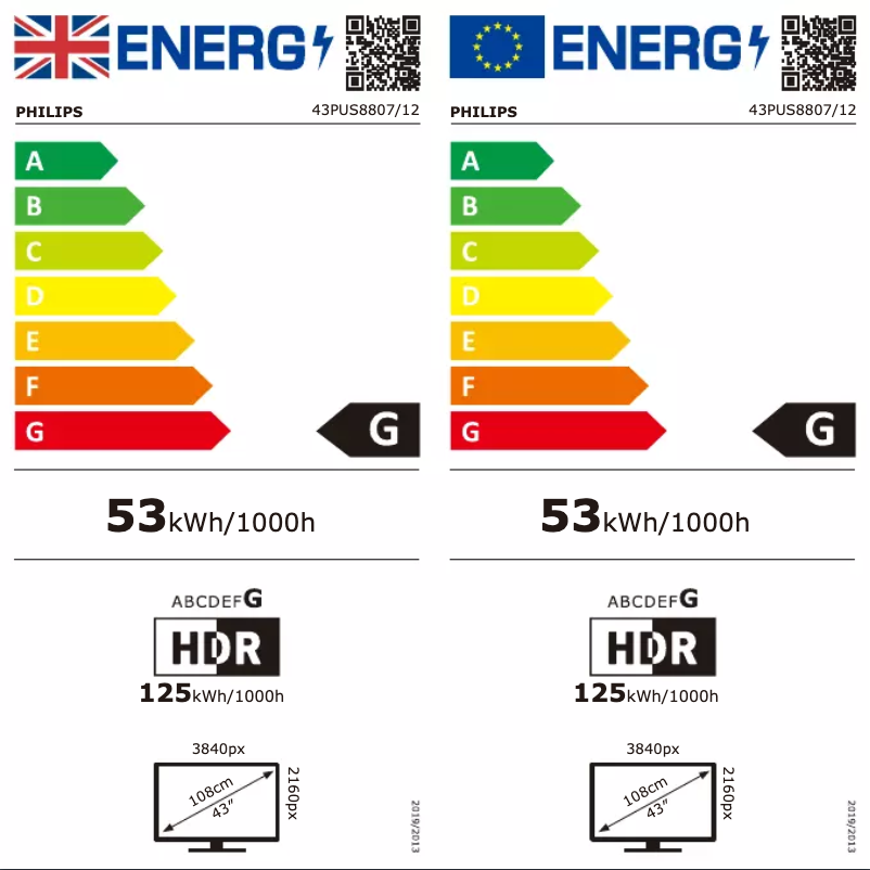 Imagen de la primera página del manual del dispositivo The One 43PUS8807