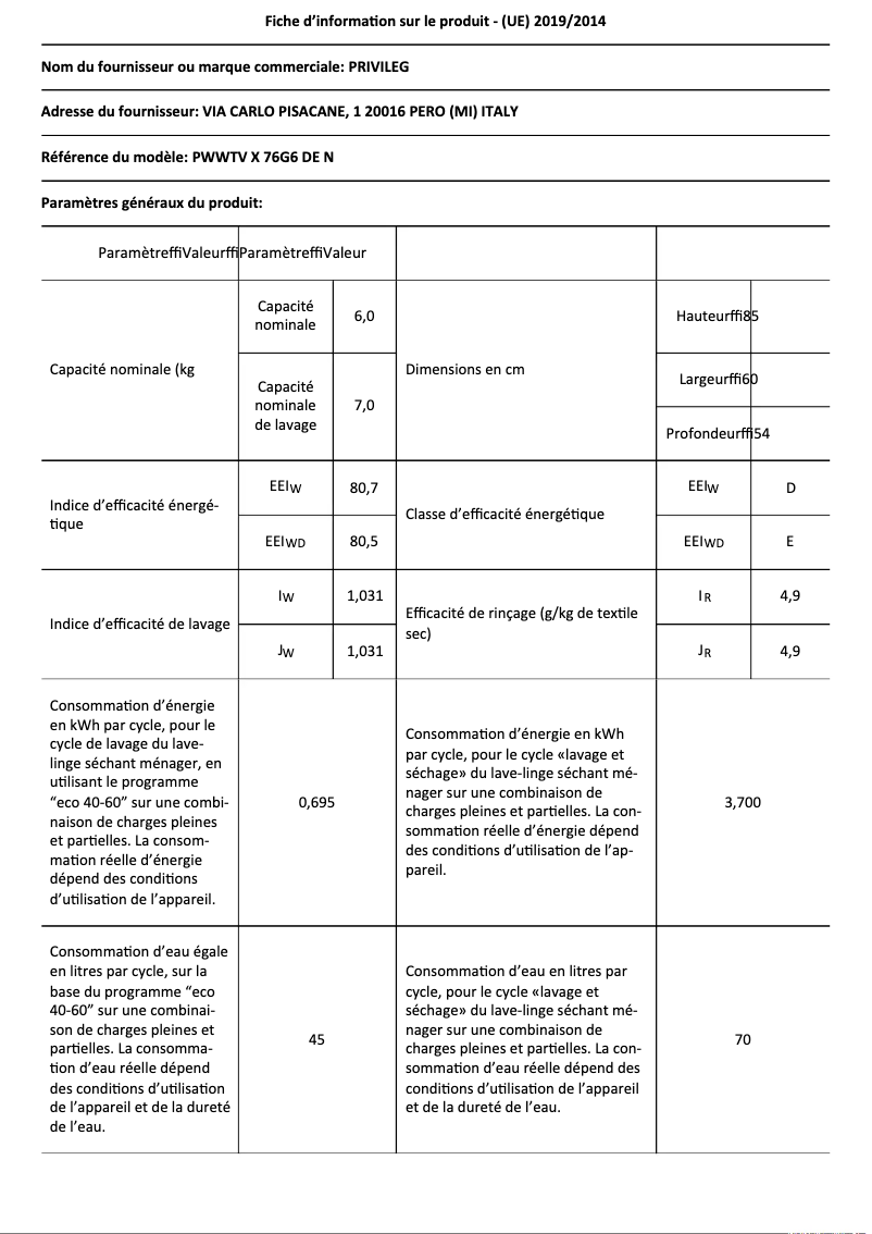 Imagen de la primera página del manual del dispositivo PWWTV X 76G6 DE N