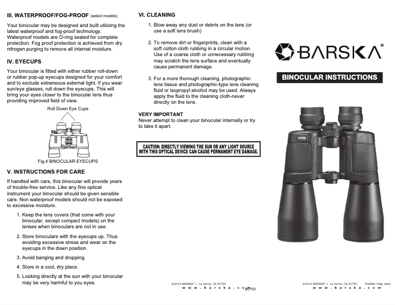 Página nº 1 - Manual de usuario Barska Level