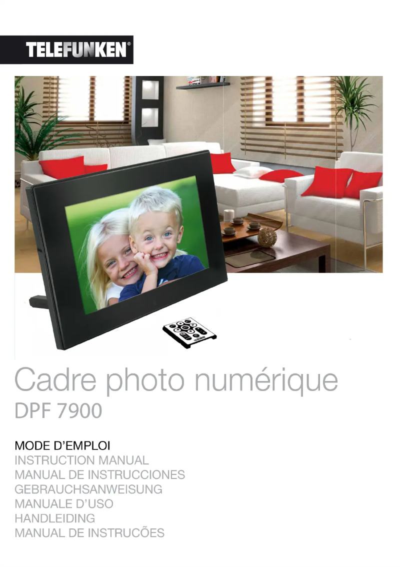 Página nº 1 - Manual de usuario Telefunken DPF 7900 LED