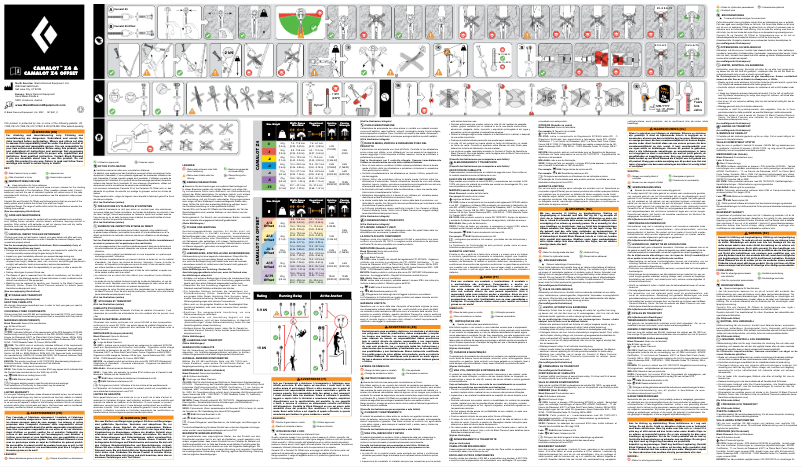 Imagen de la primera página del manual del dispositivo Camalot Z4 Offset