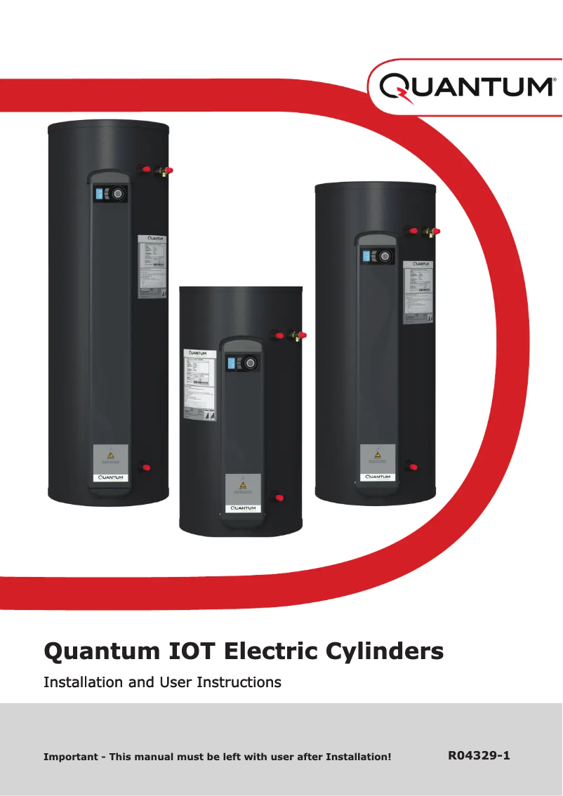 Página 1 del manual Manual de usuario Dimplex QWCd210-580RF