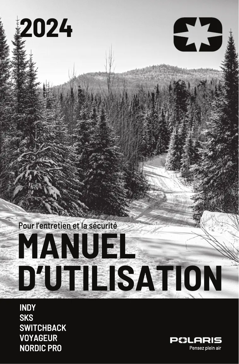 Página 1 del manual Manual de usuario Polaris 850 INDY XC 137 (2024)