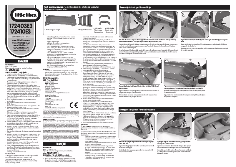Imagen de la primera página del manual del dispositivo 172410E3
