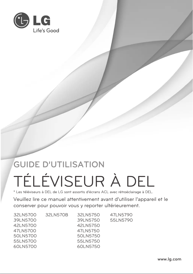 Página nº 1 - Manual de usuario LG 55LN5750