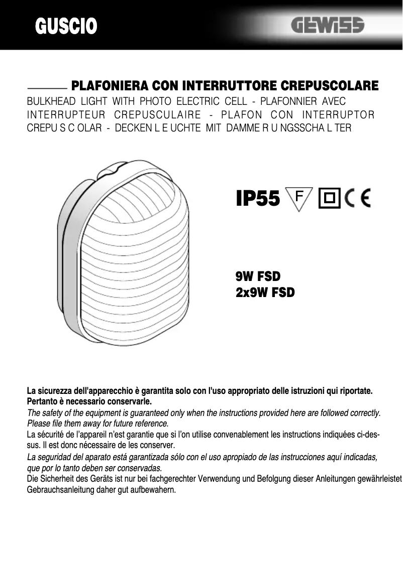 Imagen de la primera página del manual del dispositivo GW80645