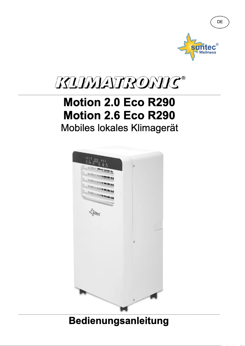 Página 1 del manual Manual de usuario Suntec Klimatronic Motion 2.0 Eco R290