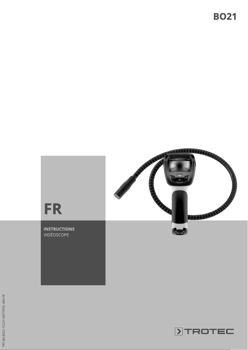 Imagen de la primera página del manual del dispositivo BO21