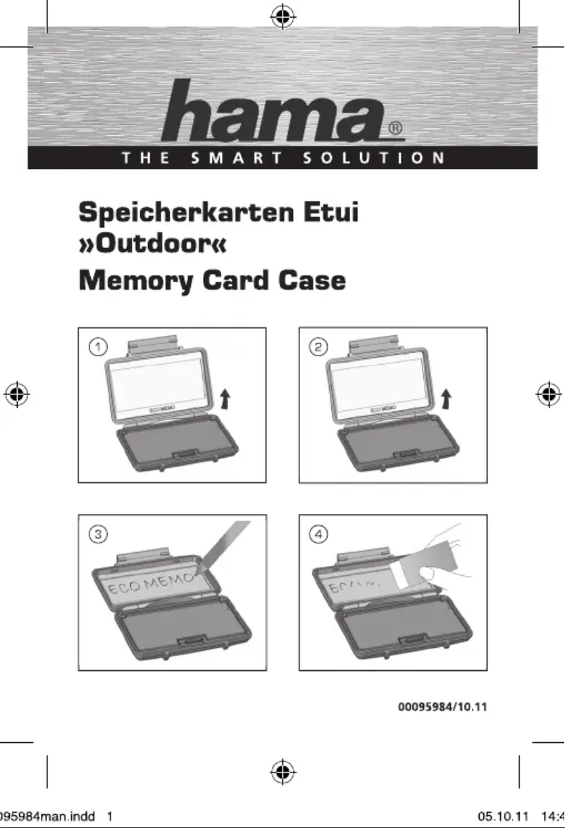 Página 1 del manual Manual de usuario Hama 00095984