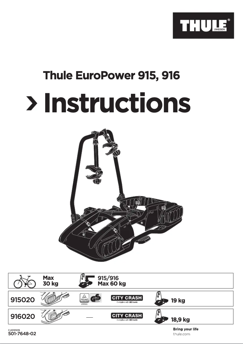 Imagen de la primera página del manual del dispositivo EuroPower