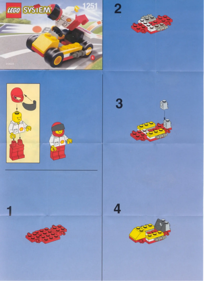 Página 1 del manual Manual de usuario Lego SHELL GO-CART