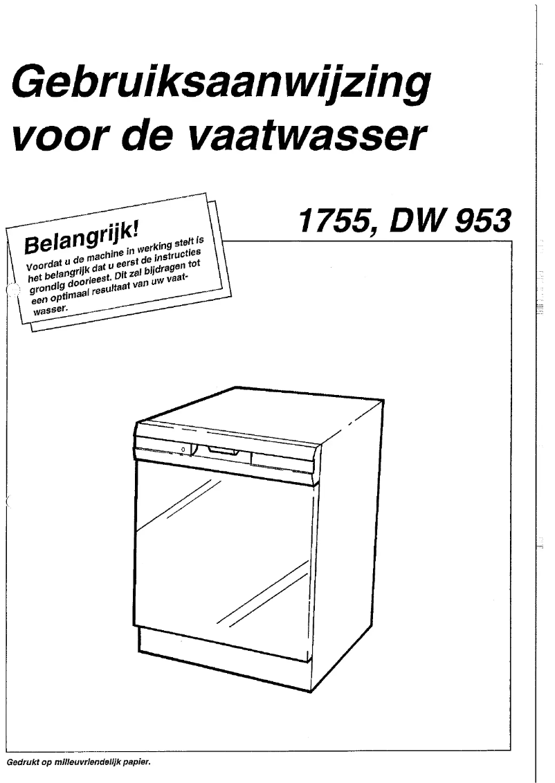 Imagen de la primera página del manual del dispositivo D1755