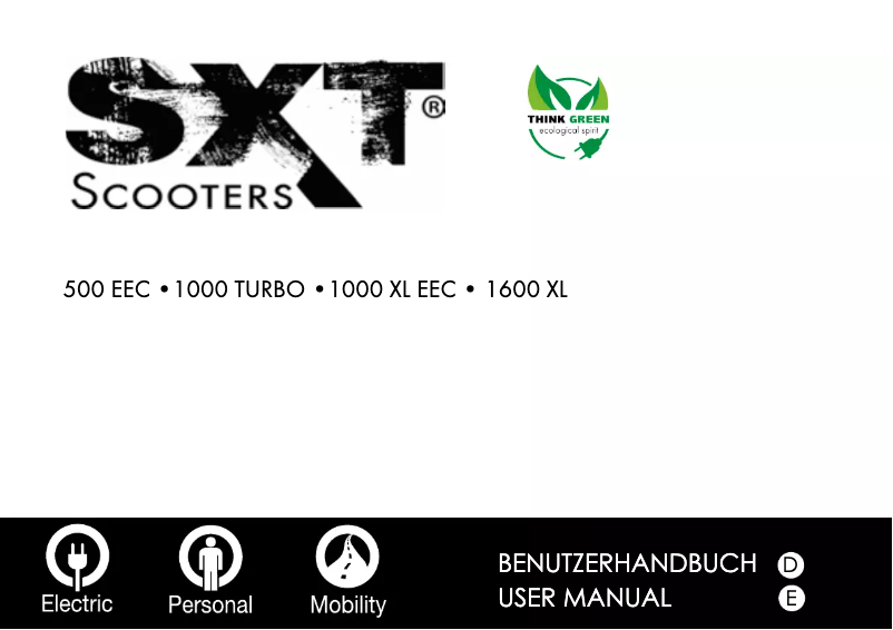 Página 1 del manual Manual de usuario SXT 1600 XL