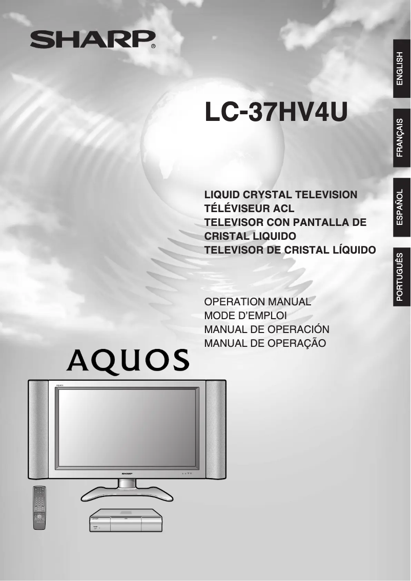 Página 1 del manual Manual de usuario Sharp AQUOS LC-37HV4U