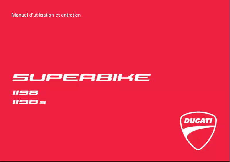Página 1 del manual Manual de usuario Ducati 1198 (2010)