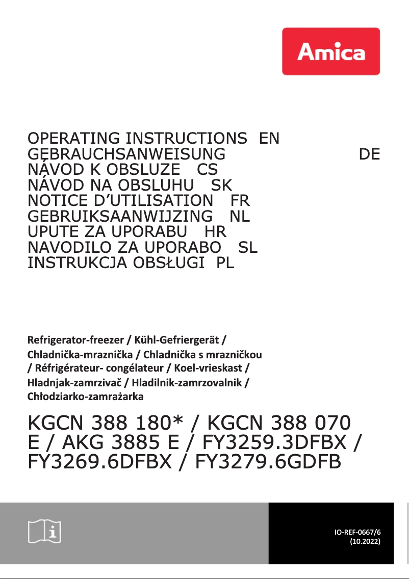 Página nº 1 - Manual de usuario Amica FY3269.6DFBX
