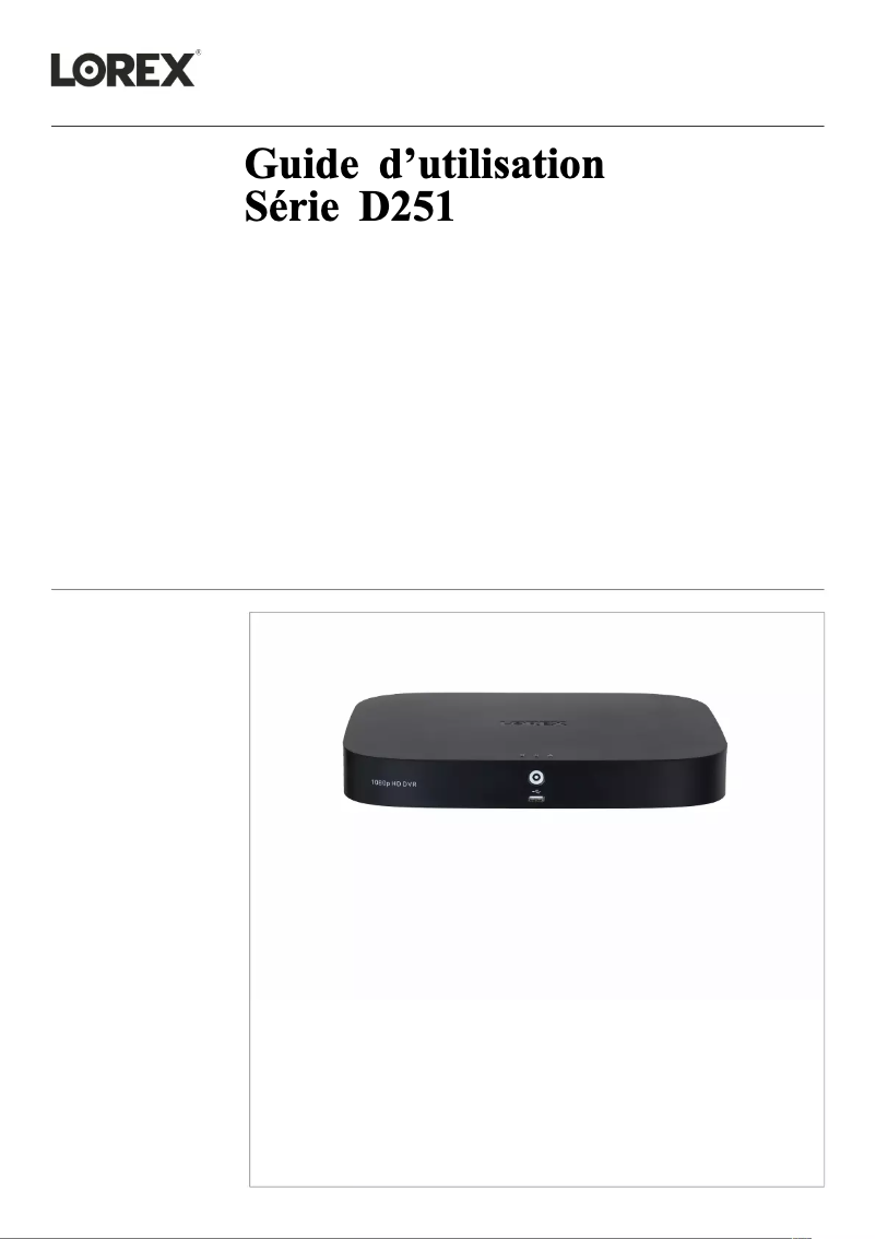 Imagen de la primera página del manual del dispositivo D251A6I2B