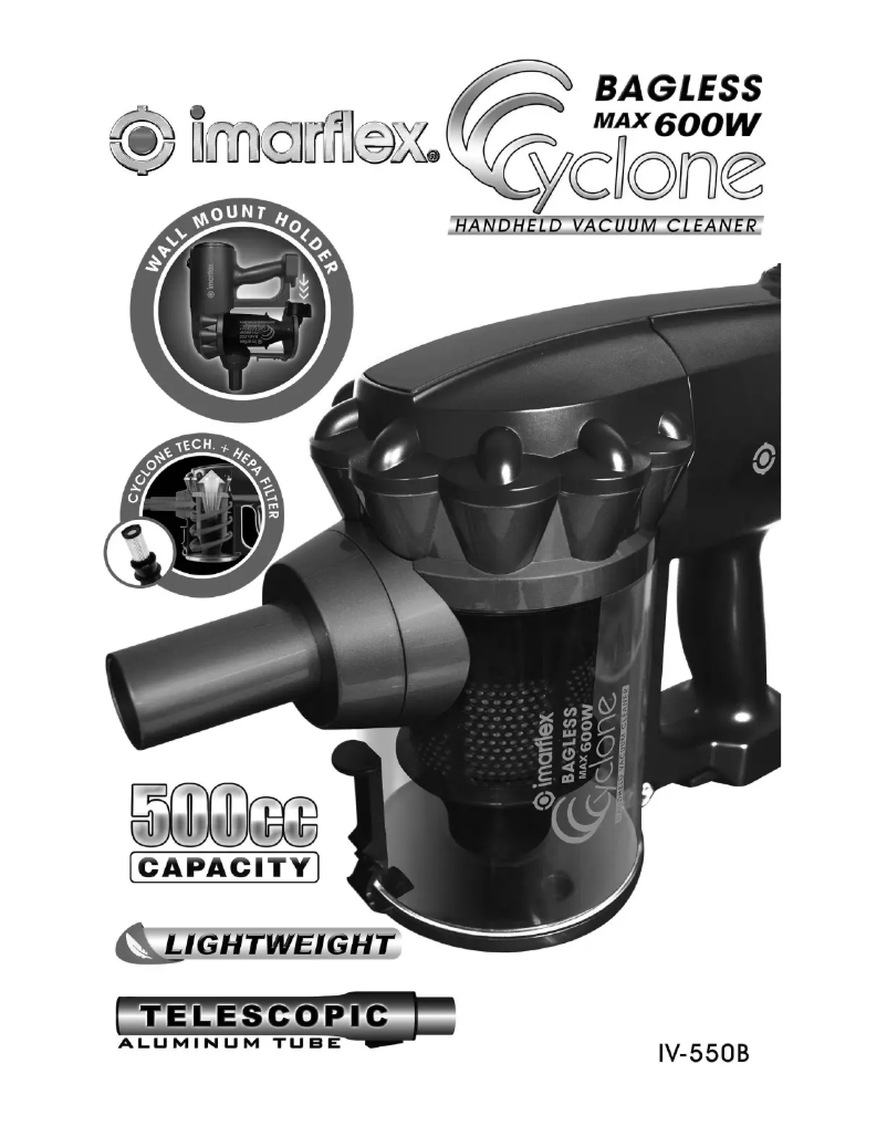 Página 1 del manual Manual de usuario Imarflex IV-550B