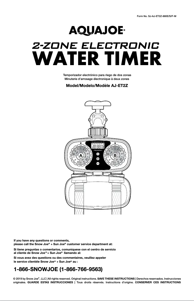Imagen de la primera página del manual del dispositivo AJ-ET2Z