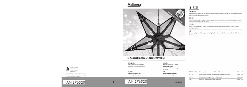 Imagen de la primera página del manual del dispositivo Z30253
