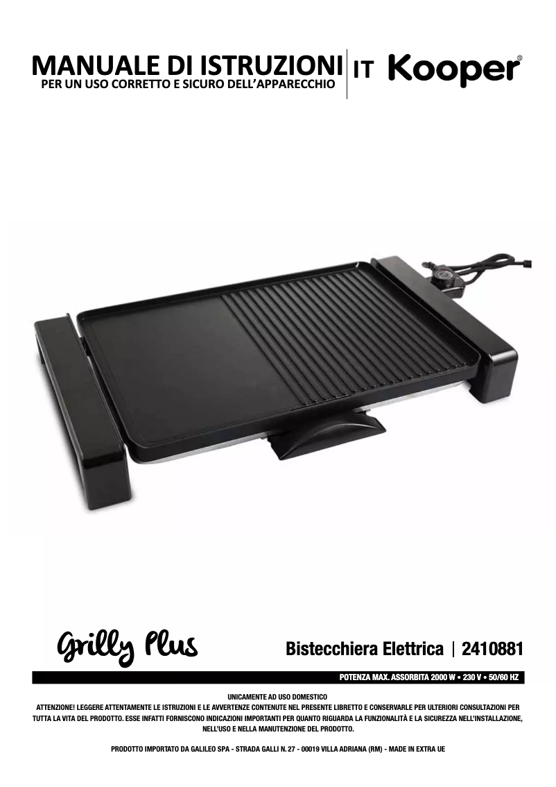 Imagen de la primera página del manual del dispositivo 2410881