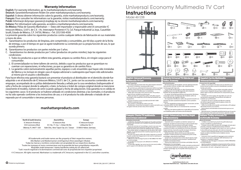 Imagen de la primera página del manual del dispositivo 461238