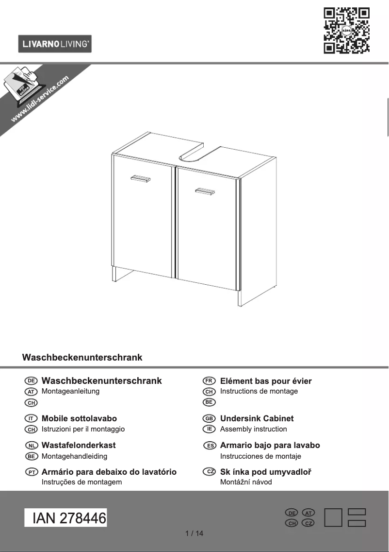 Imagen de la primera página del manual del dispositivo IAN 278446