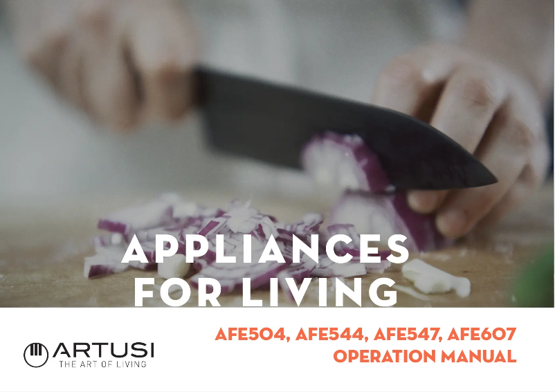 Página 1 del manual Manual de usuario Artusi AFE607B
