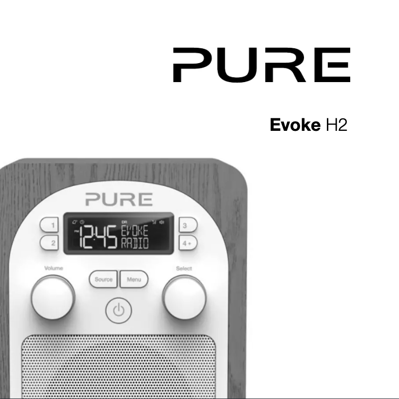 Imagen de la primera página del manual del dispositivo Evoke H2