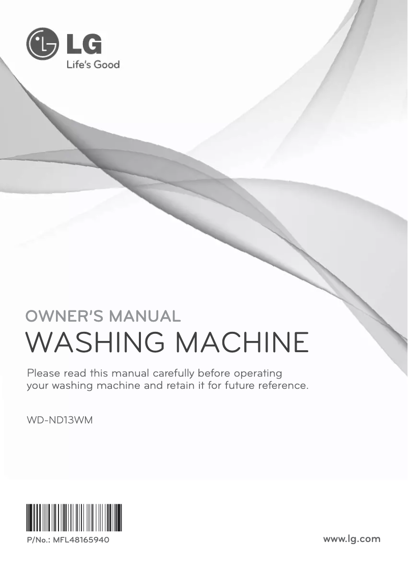 Imagen de la primera página del manual del dispositivo WD-ND13WM