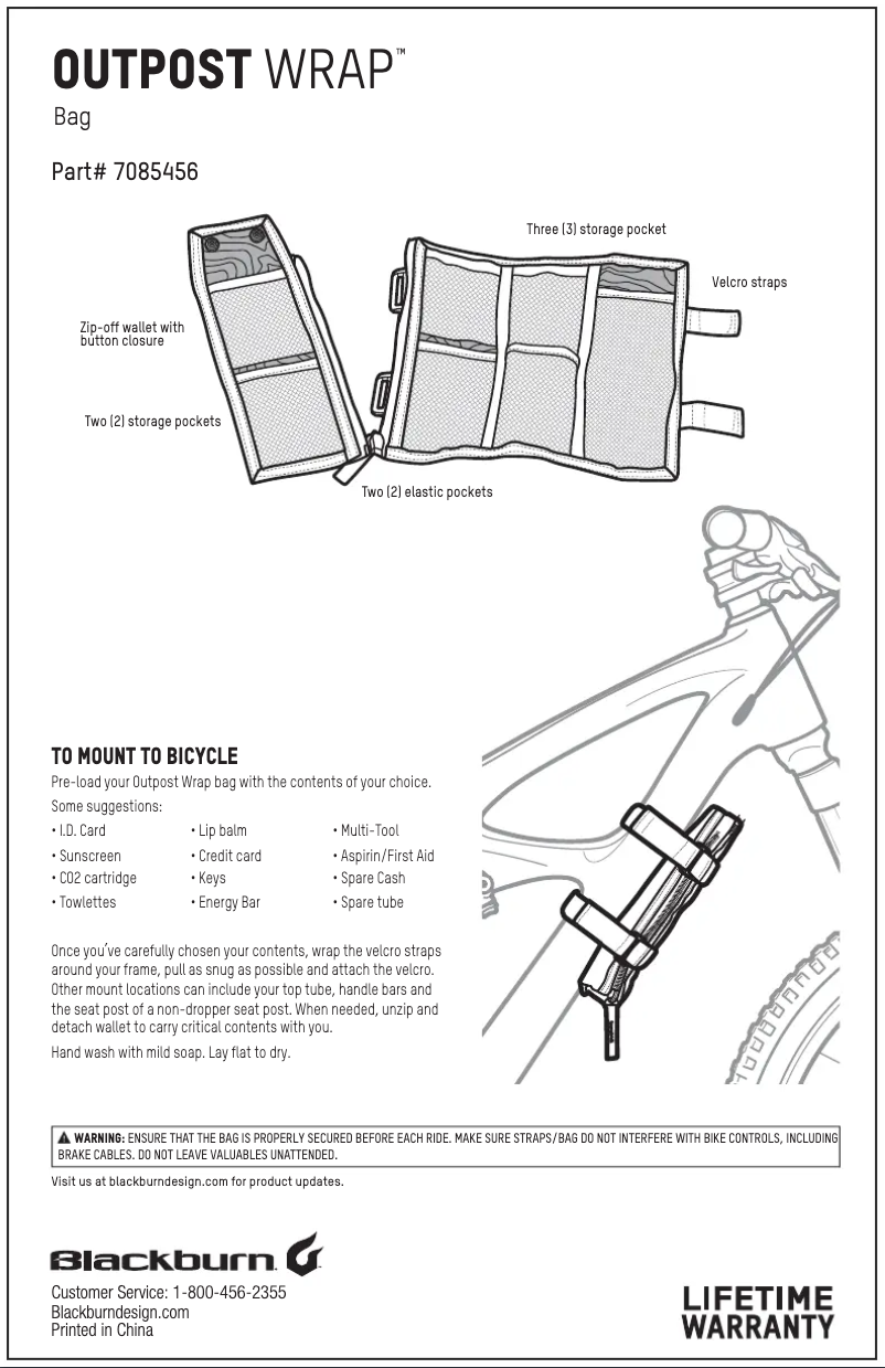 Imagen de la primera página del manual del dispositivo Outpost Wrap