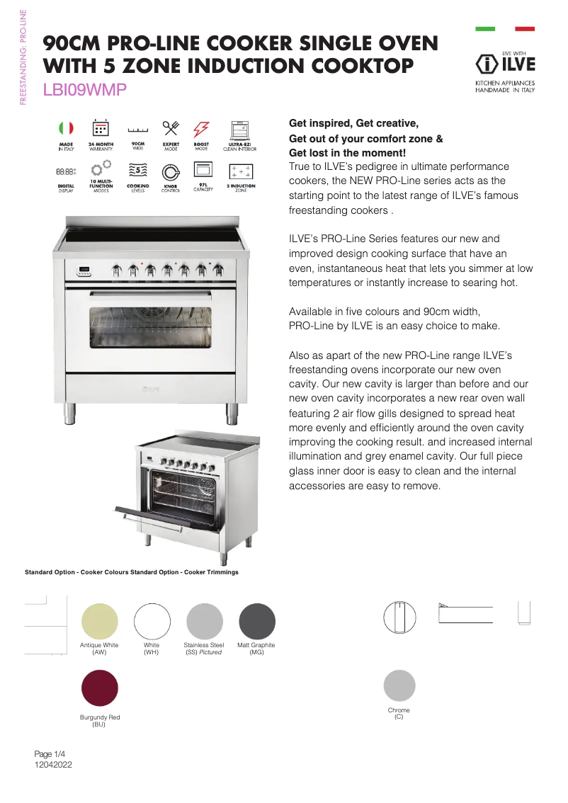 Imagen de la primera página del manual del dispositivo LBI09WMPSS