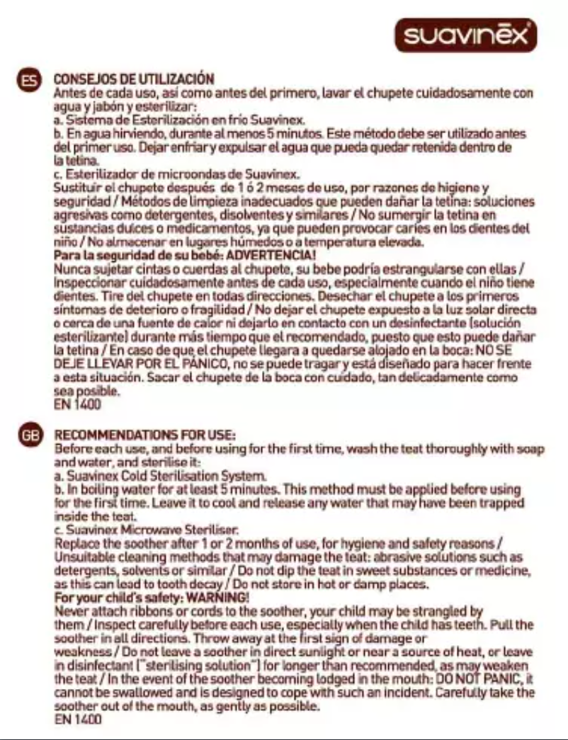 Imagen de la primera página del manual del dispositivo 8426420025751