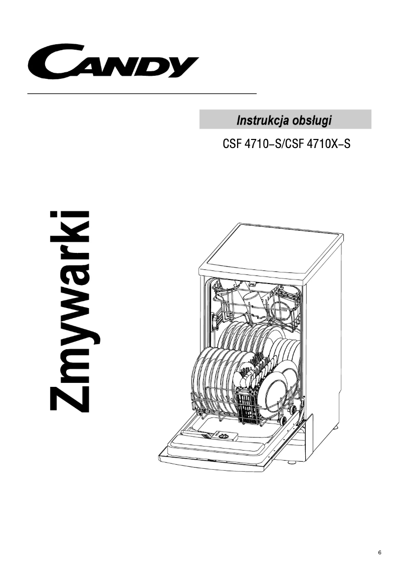 Imagen de la primera página del manual del dispositivo CSF 4710 SX