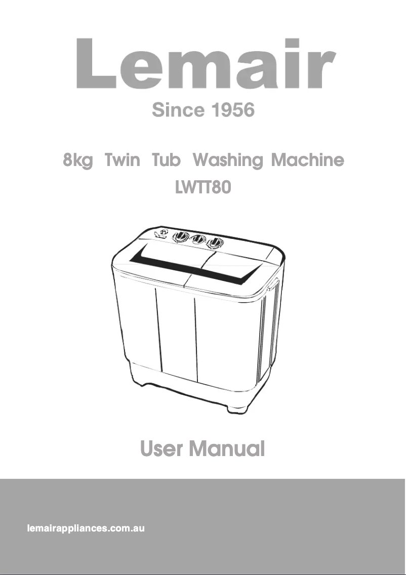 Imagen de la primera página del manual del dispositivo LWTT80