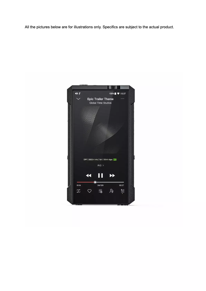 Imagen de la primera página del manual del dispositivo M17