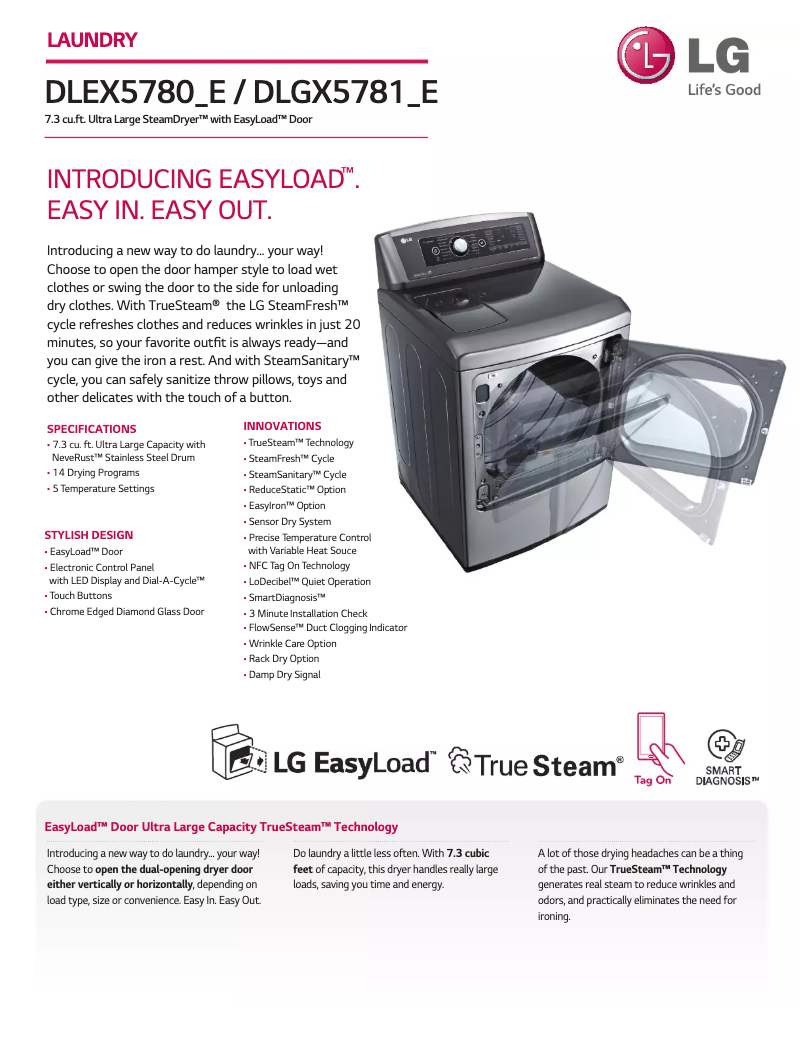 Imagen de la primera página del manual del dispositivo DX5781E