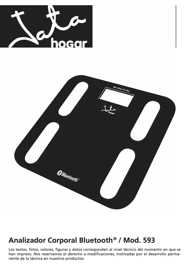Imagen de la primera página del manual del dispositivo 593