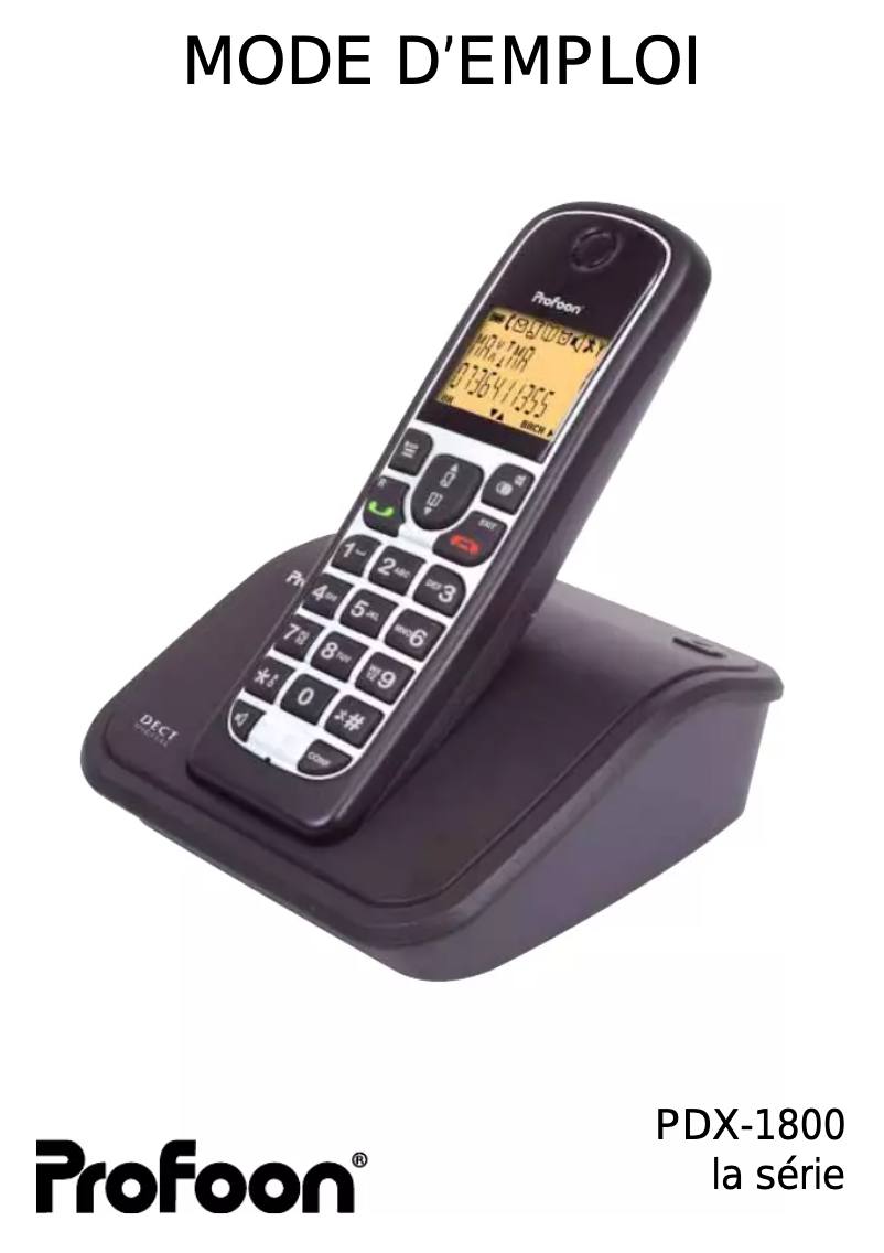 Imagen de la primera página del manual del dispositivo PDX-1825