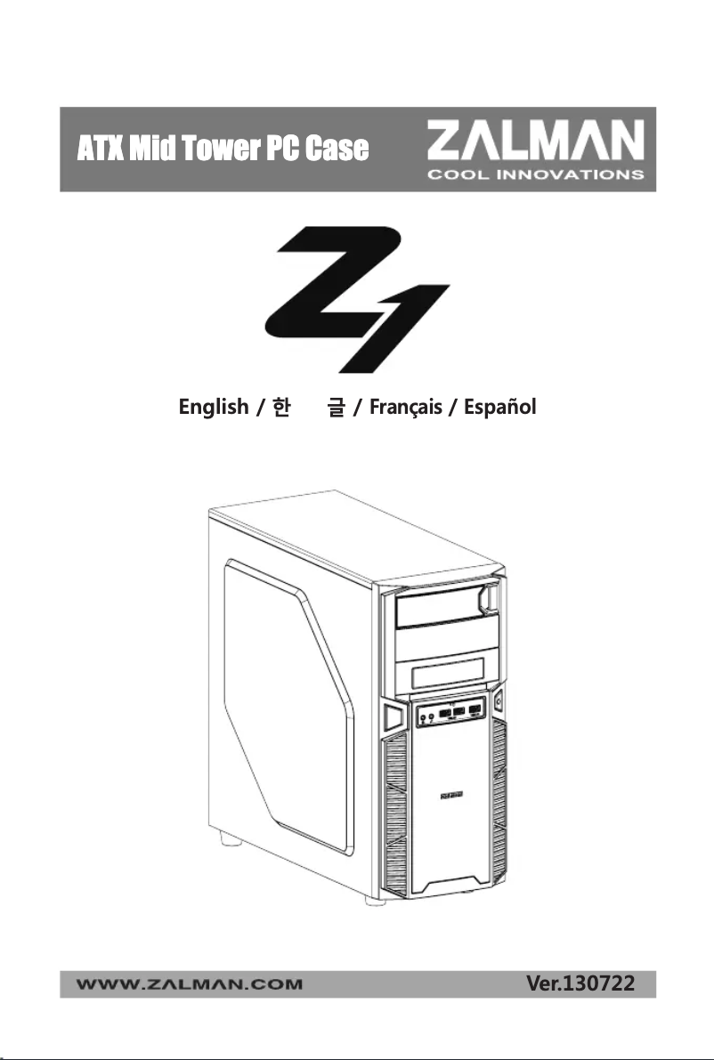 Página 1 del manual Manual de usuario Zalman Z1