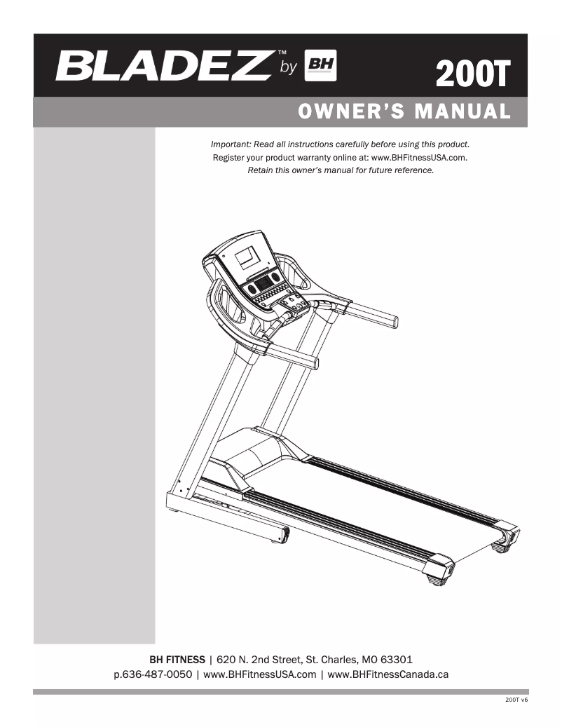 Página nº 1 - Manual de usuario Bladez 200T