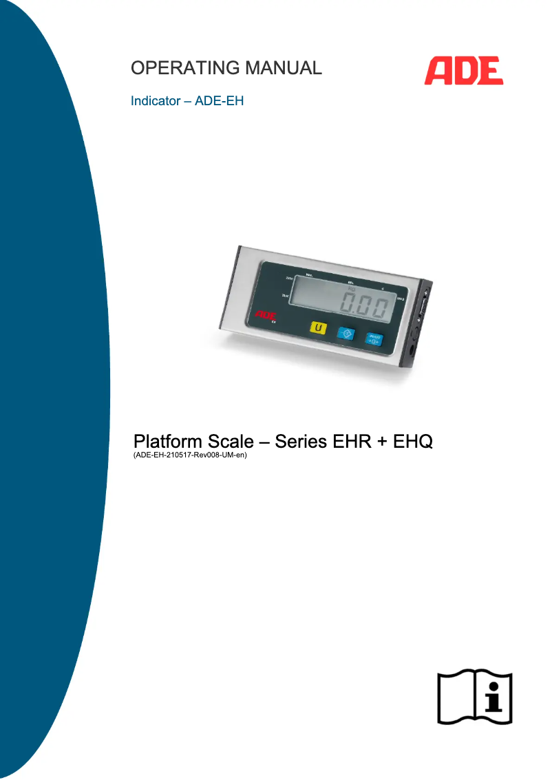 Imagen de la primera página del manual del dispositivo ADE-EH