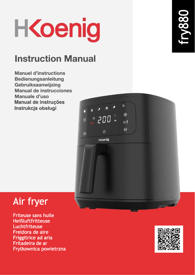 Imagen de la primera página del manual del dispositivo FRY880