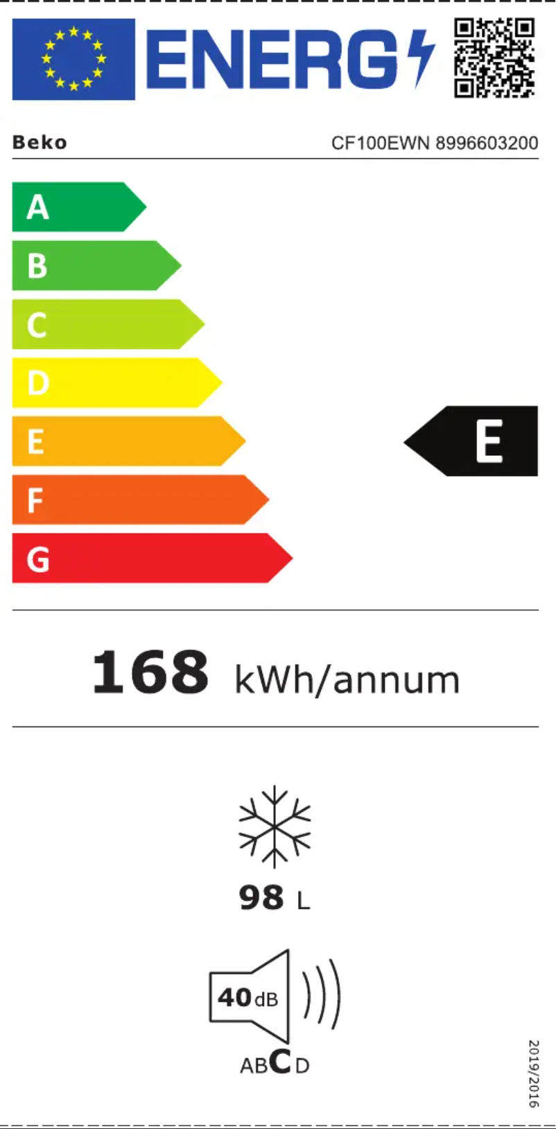 Imagen de la primera página del manual del dispositivo CF100EWN