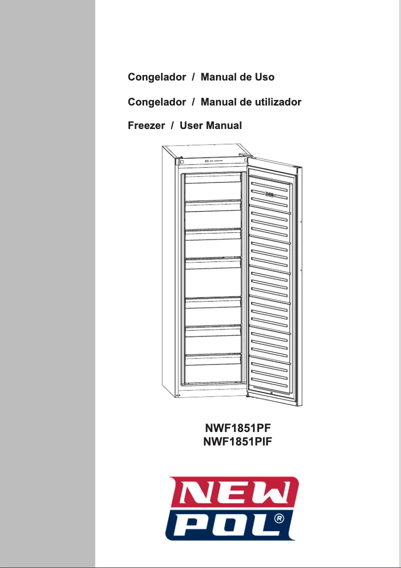 Imagen de la primera página del manual del dispositivo NWF1851PF
